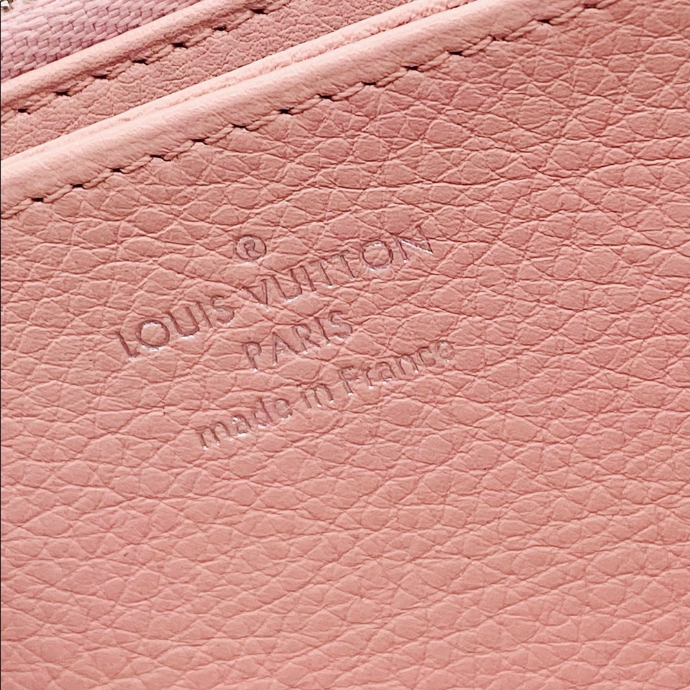 EUC Louis Vuitton Magnolia Pink Monogram Mahina Zippy Wallet - Picture 13 of 15